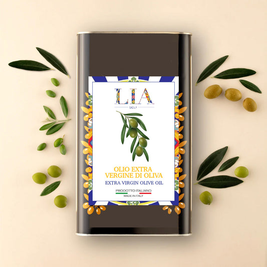 Latta da 3 lt - Olio extra vergine di Oliva Lia Sicily - 100% Italiano